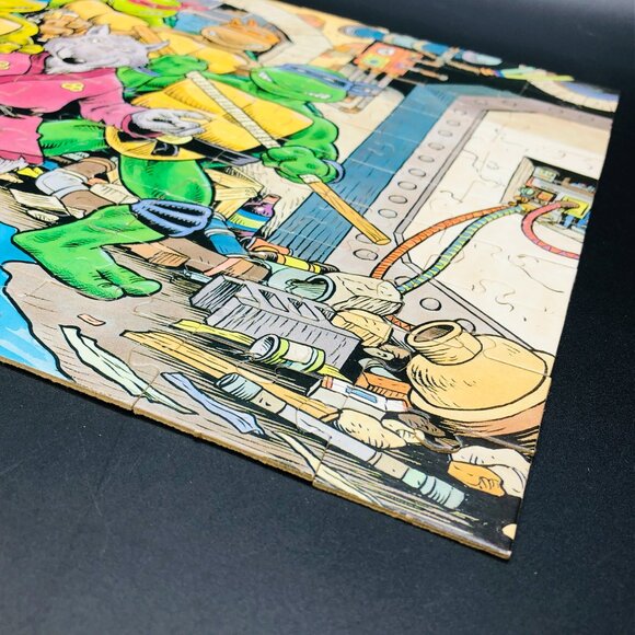 1990 Teenage Mutant Ninja Turtles Original 100 piece Jigsaw Puzzle -COMPLETE - Picture 6 of 11